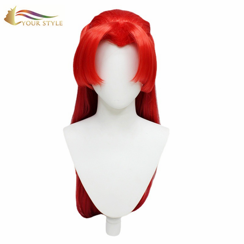 YOUR STYLE , Hair Vendors In China Long Red Wig Synthetic Wigs Cosplay Party Wig Halloween Costume-YOUR STYLE, synthetic wigs synthetic hair extension