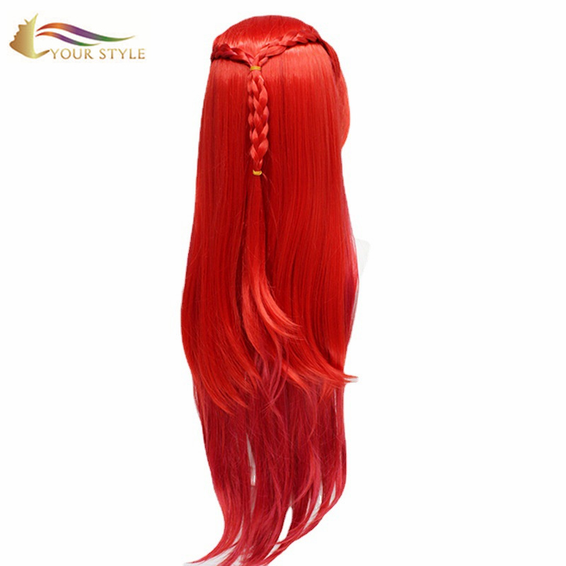 YOUR STYLE , Hair Vendors In China Long Red Wig Synthetic Wigs Cosplay Party Wig Halloween Costume-YOUR STYLE, synthetic wigs synthetic hair extension