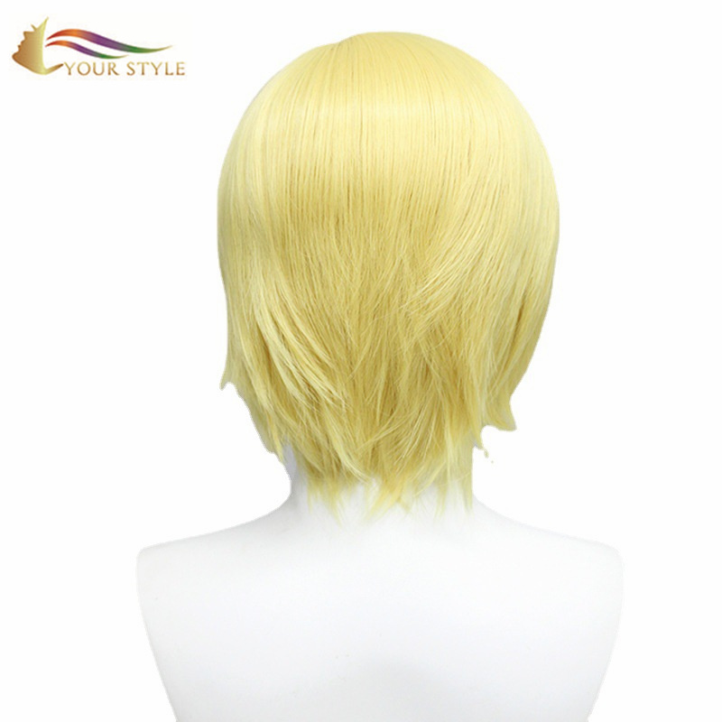 YOUR STYLE , Hair Factories In China Short Blonde Wig Cosplay-YOUR STYLE, synthetic wigs synthetic hair extension