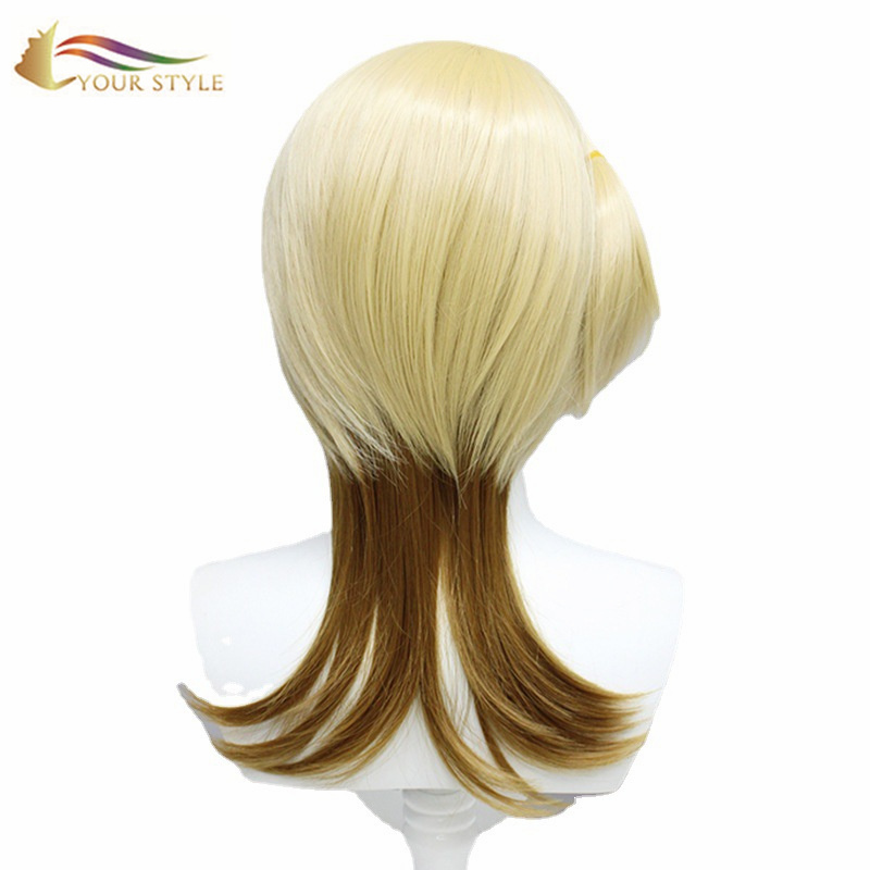 YOUR STYLE , Best Hair Wig Vendors Long Wavy Wig Ombre Blonde Cosplay Wig Party Wig Halloween Costume-YOUR STYLE, synthetic wigs synthetic hair extension