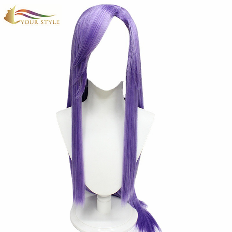 YOUR STYLE , Best Wig Wholesalers Long Straight Wig Purple Women Female Wigs-YOUR STYLE, synthetic wigs synthetic hair extension