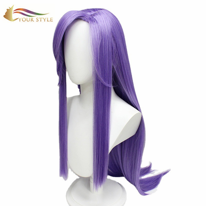 YOUR STYLE , Best Wig Wholesalers Long Straight Wig Purple Women Female Wigs-YOUR STYLE, synthetic wigs synthetic hair extension