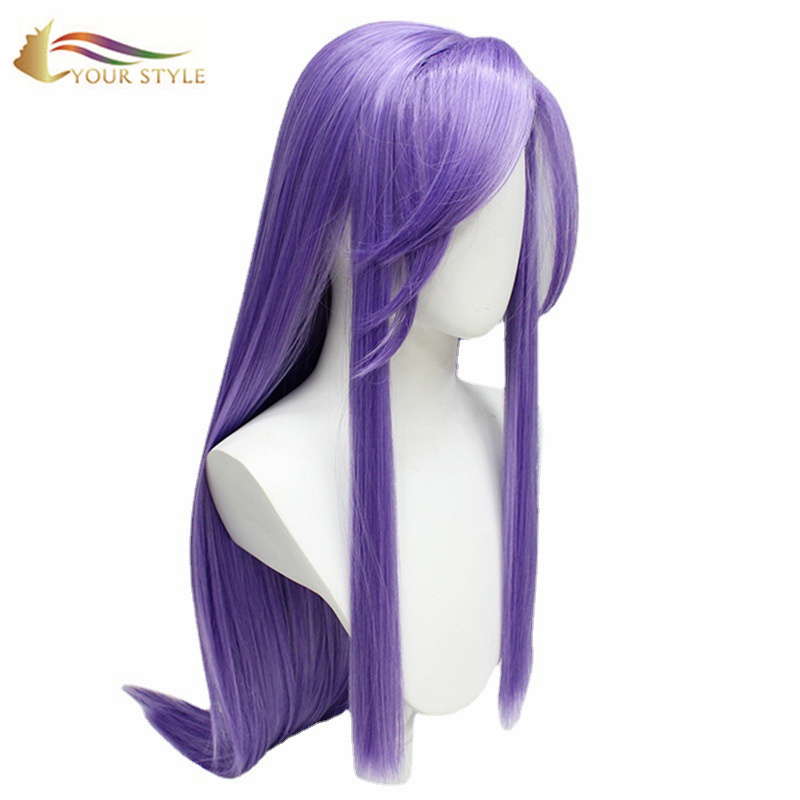 YOUR STYLE , Best Wig Wholesalers Long Straight Wig Purple Women Female Wigs-YOUR STYLE, synthetic wigs synthetic hair extension